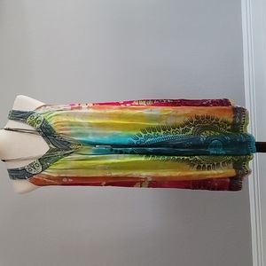 Tie-dyed Beach cover up